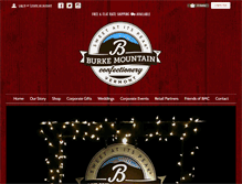 Tablet Screenshot of burkemountainconfectionery.com